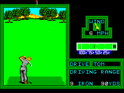 PGA Tour Golf screenshot 4 for Sega Master System